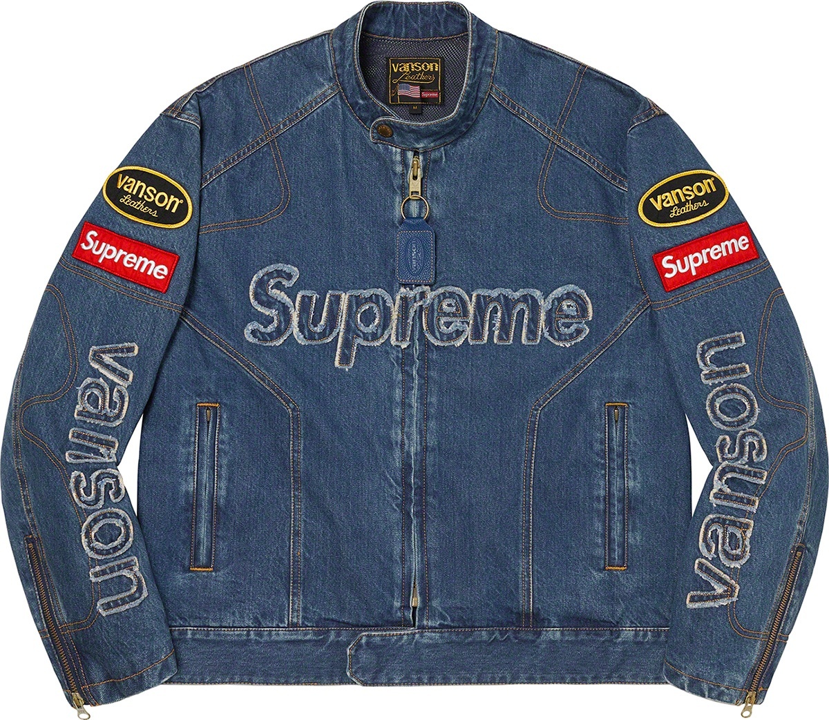 Supreme®/Vanson Leathers® Cordura® Denim Jacket view 12